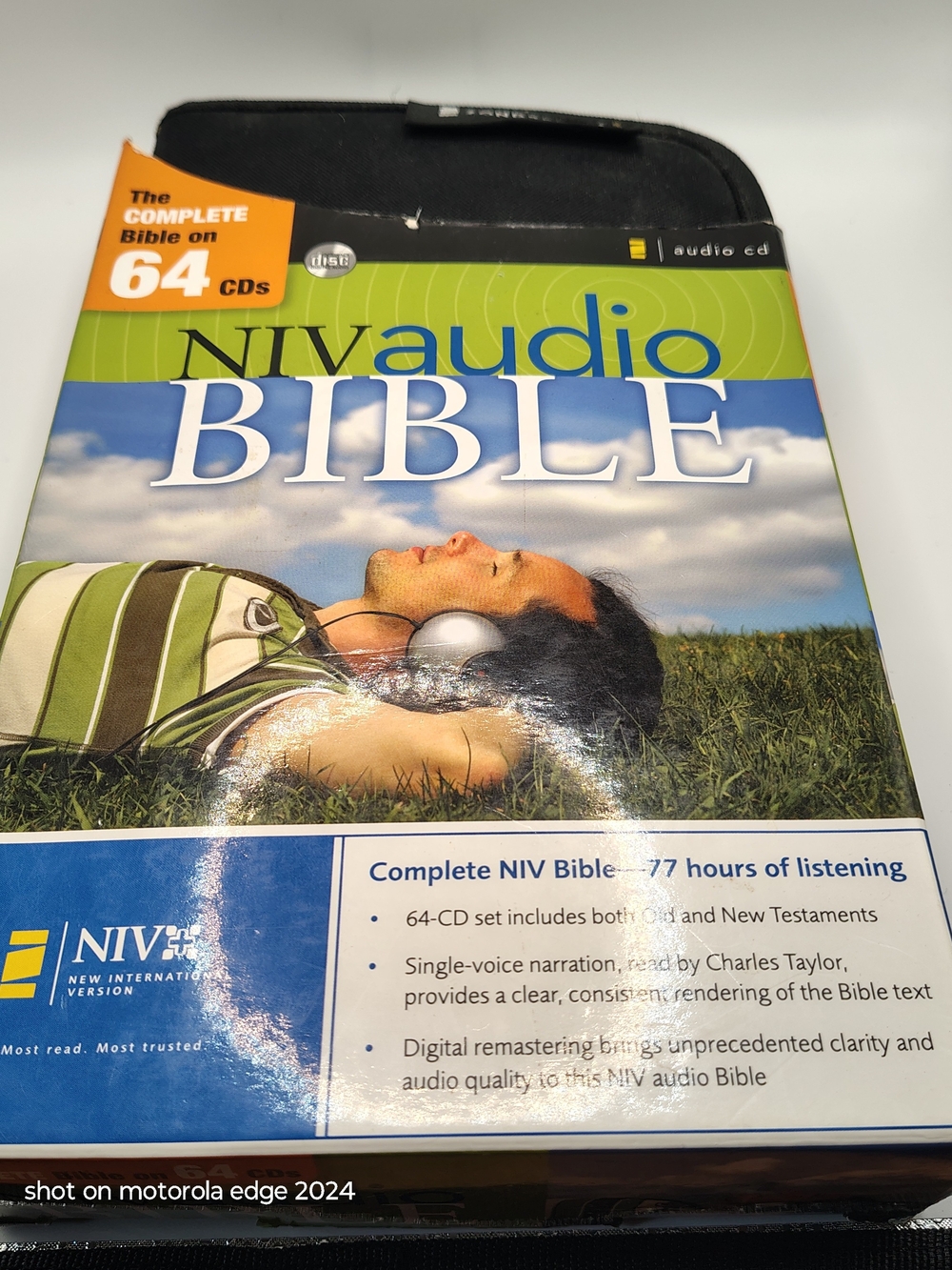 (New In Box) NIV Complete Audio Bible 64 CD Set Charles Taylor Zondervan NIB